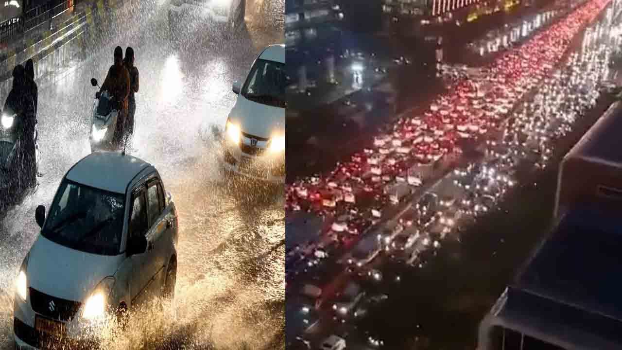 Hyderabad: భాగ్యనగరంలో భారీ వర్షం.. విరిగిపడ్డ చెట్లు.. రోడ్లపైకి వరద నీరు.. భారీగా స్తంభించిన ట్రాఫిక్!