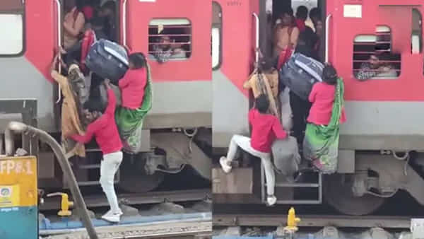 Indian Railways : ఇలా వెళితే నేరుగా యమపురికే.. ! కిక్కిరిసిన రైలులో ఇలా.. వీడియో చూస్తే గుండె గుభేల్