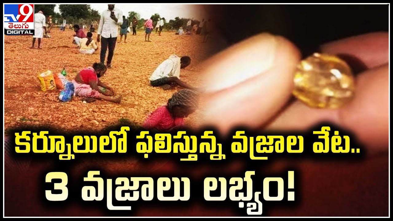 Kurnool: కర్నూలులో ఫలిస్తున్న వజ్రాల వేట.. 4 వజ్రాలు లభ్యం.!