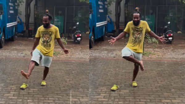 Viral Video: వర్షంలో పుష్ప హుక్ స్టెప్.. కూల్గా కుమ్మేశాడు..