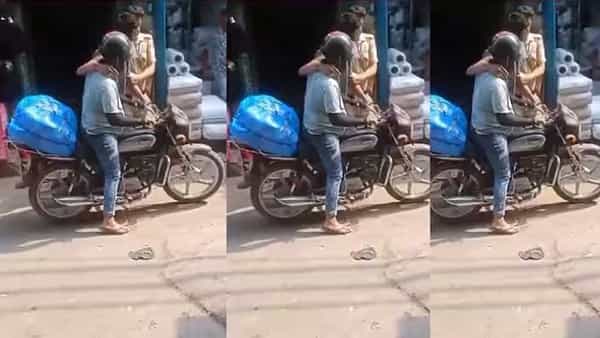 Viral Video: రీల్ సీన్ కాదు గురూ.. రియల్ సీన్.. దొంగను రెడ్ హ్యాండెడ్గా పట్టుకున్న పోలీస్.. వీడియో