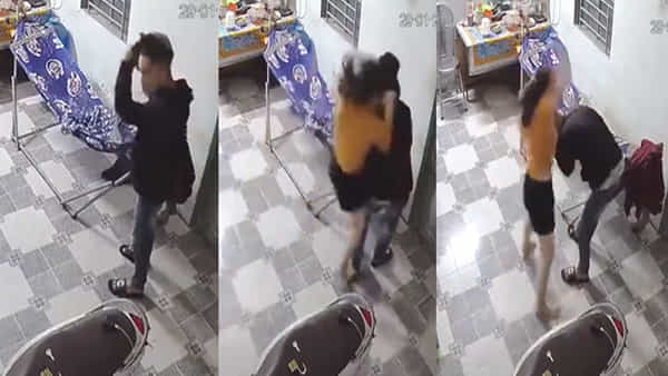 Viral Video: చెత్త తీయలేదని.. భర్తను దంచి కొట్టిన భార్య.. నెట్టింట్లో వీడియో వైరల్..