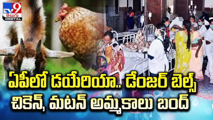 ఏపీలో డయేరియా.. డేంజర్ బెల్స్ .. చికెన్, మటన్ అమ్మకాలు బంద్ ఏపీలో డయేరియా.. డేంజర్ బెల్స్ .. చికెన్, మటన్ అమ్మకాలు బంద్