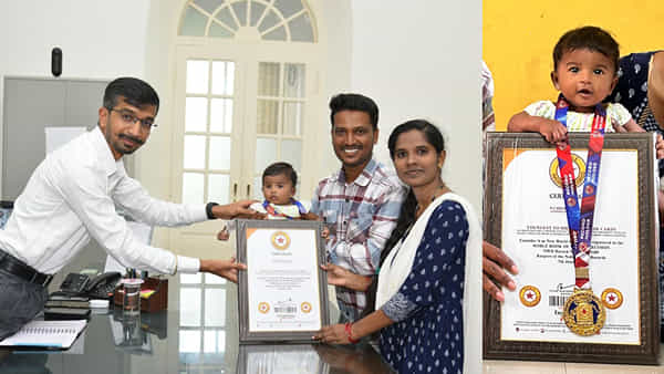 Watch Video: బాల్యంలోనే బ్రహ్మండమైన రికార్డ్.. చిన్నారి మెమరీ పవర్ అదుర్స్.. ఔరా అంటున్న స్థానికులు..