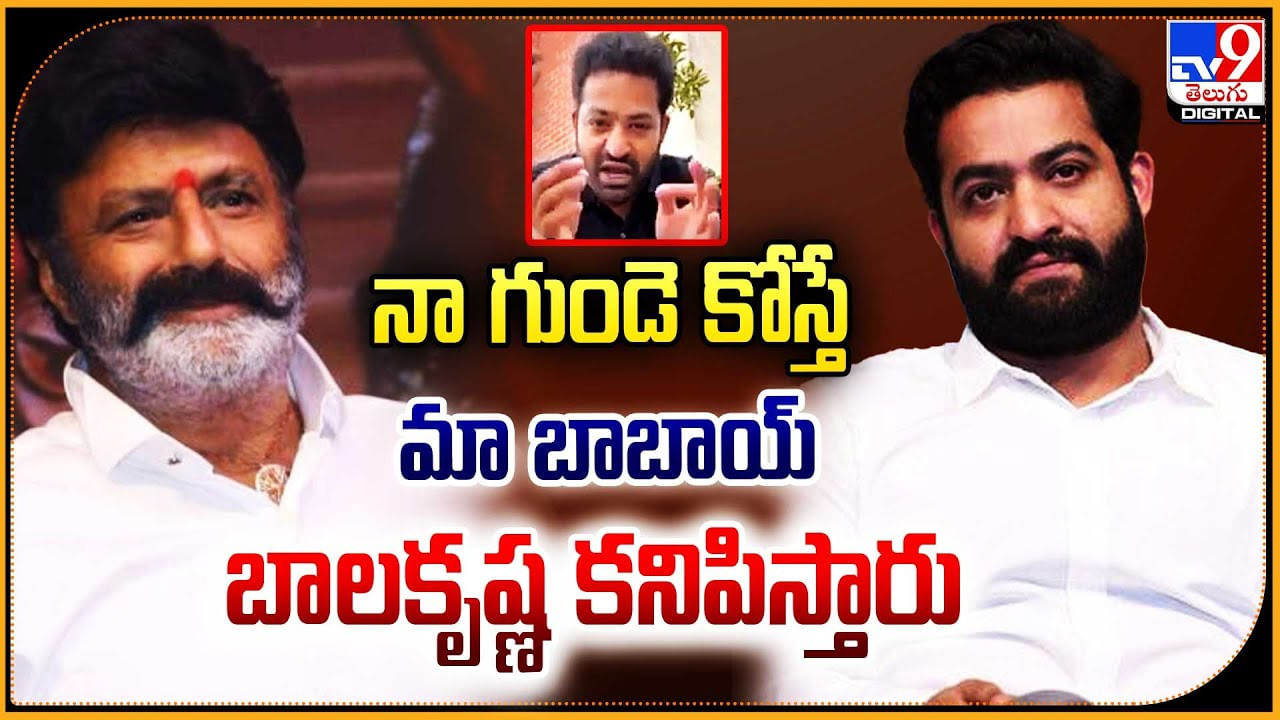 Jr NTR: 'నా గుండె కోస్తే మా బాబాయ్‌ బాలకృష్ణ కనిపిస్తారు'