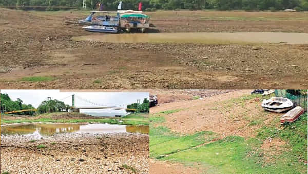 Laknavaram Lake: ఒడ్డుపైకి తేలిన బోట్స్.. లక్నవరంలోని నీళ్లన్నీ ఏమయ్యాయి.. ఎందుకు వెలవెలబోతోంది..?