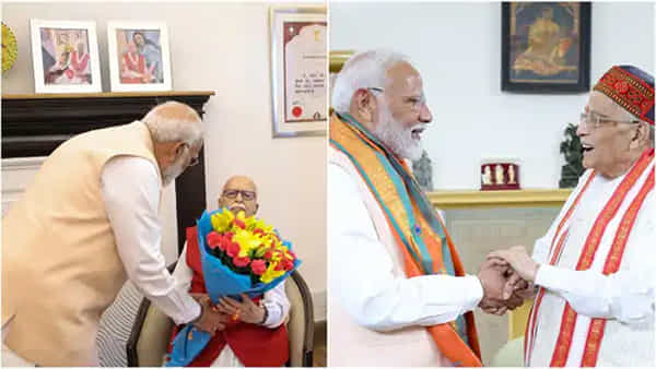 PM Modi 3.0: మూడోసారి ప్రధాన మంత్రి.. అద్వానీ సహా అగ్రనేతల అశీర్వాదం తీసుకున్న నరేంద్ర మోదీ..!