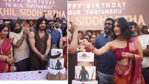 Nikhil Siddhartha: నిఖిల్ బర్త్ డే సెలబ్రేషన్స్.. యుద్ధం చేసే కత్తితో కేక్ కట్ చేసిన హీరో.. వీడియో