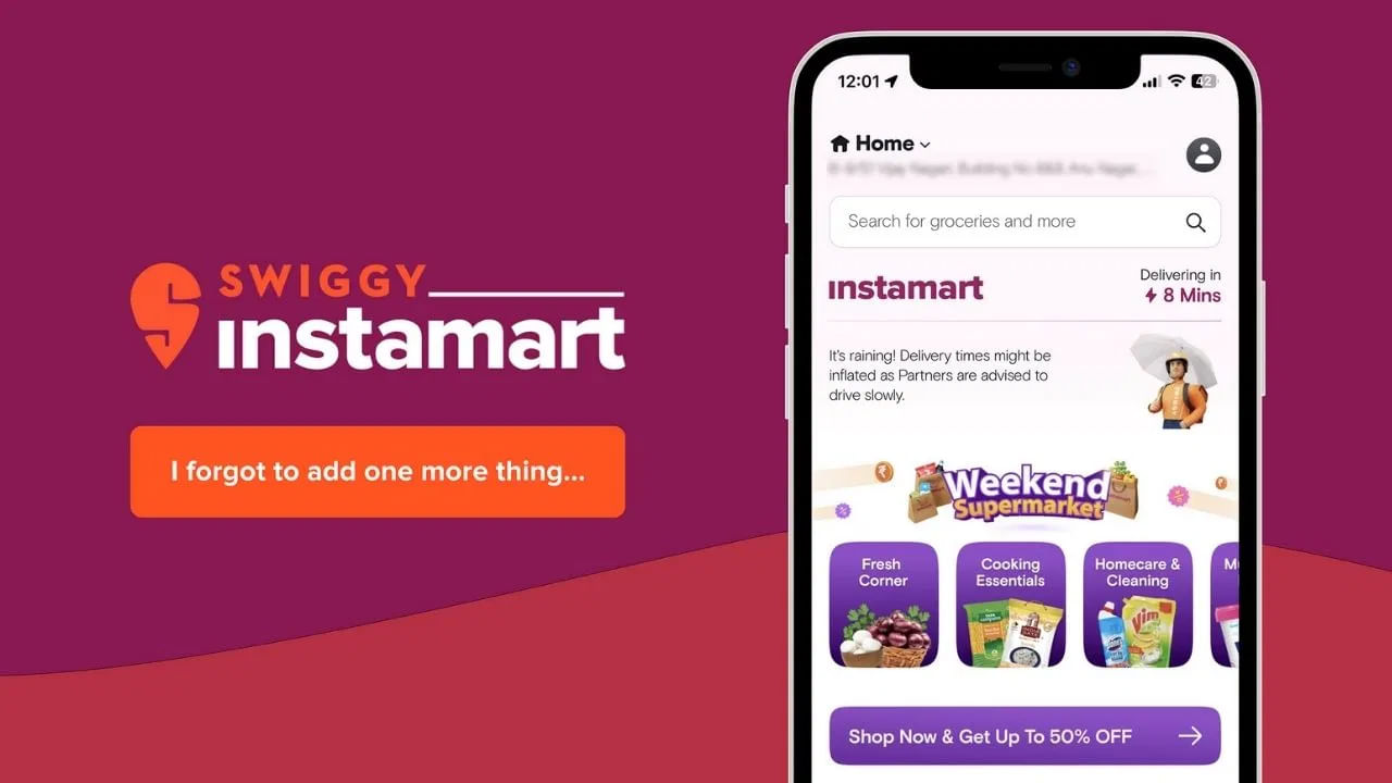 టాటా యాజమాన్యంలోని BigBasket Blinkit, Swiggy Instamart, Zepto, BBNow వంటి త్వరిత వాణిజ్య సంస్థలు 10 నిమిషాల వ్యవధిలో చాలా ఆర్డర్‌లను డెలివరీ చేస్తున్నాయి. రిలయన్స్ డెలివరీ రేసులోకి వెళ్లేందుకు ఇష్టపడదు ఎందుకంటే డార్క్ స్టోర్‌లలోకి మరింత ప్రవేశించడం, డెలివరీ సిబ్బందిని పెద్ద సంఖ్యలో నియమించుకోవడం అవసరం. బదులుగా, ఇది తన స్టోర్ నెట్‌వర్క్, గిడ్డంగి నుండి ఈ ఆర్డర్‌లను నెరవేరుస్తుంది.