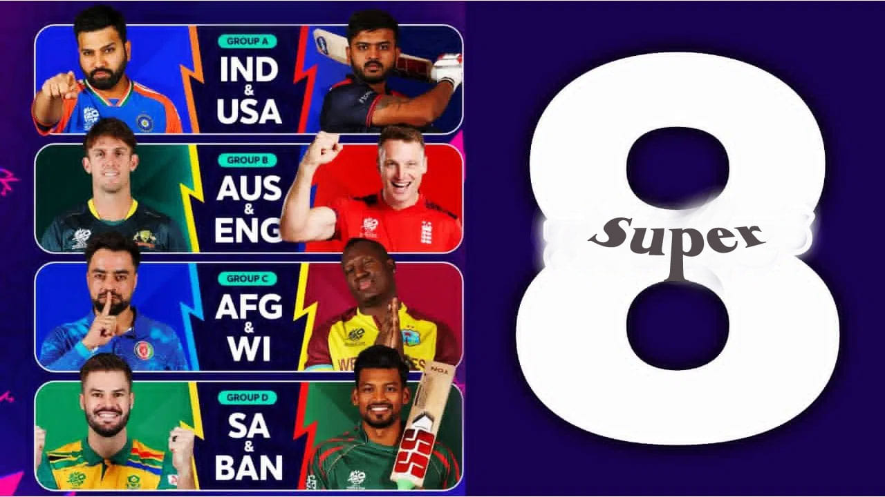 T20 WC 2024 Super 8: ముగిసిన గ్రూప్ స్టేజ్.. రేపటి నుంచే అసలు మజా.. సూపర్ 8 పూర్తి షెడ్యూల్