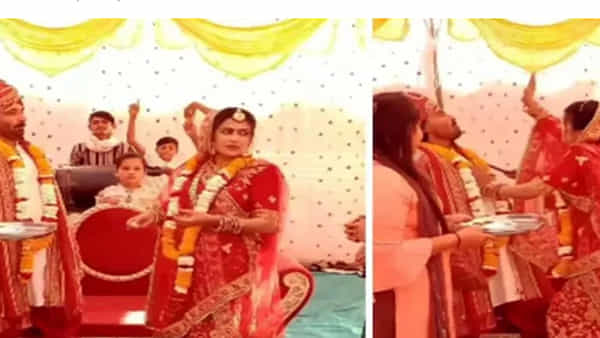 పెళ్లి మండపంలోనే రెచ్చిపోయిన వధువు.. పెట్టింది తినలేదని వరుడి చెంప ఛెళ్లుమనిపించింది..