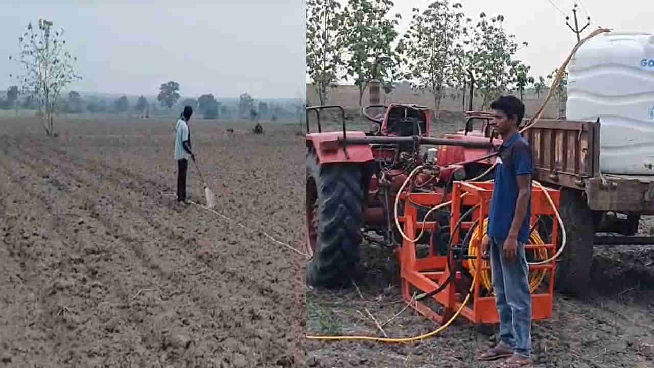 Mansoon Troubles: దోబూచులాడుతున్న వానలు.. మొలకెత్తని విత్తనాలకు ట్యాంకర్లతో డ్రిప్పింగ్..!