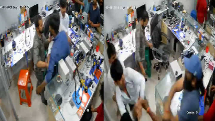 పాత బకాయిలు అడిగారని.. మొబైల్ షాప్ ధ్వంసం.. వీడియో వైరల్.. పాత బకాయిలు అడిగారని.. మొబైల్ షాప్ ధ్వంసం.. వీడియో వైరల్..
