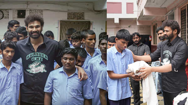 Bellamkonda Sreenivas: మీపై గౌరవం పెరిగింది అన్నా.. అంధులకు ఆహారం, దుస్తులు అందజేసిన బెల్లం కొండ శ్రీనివాస్
