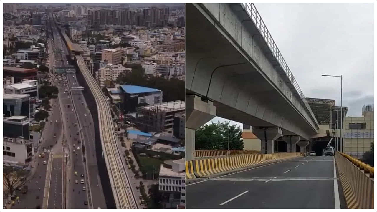 బీటీఎం వైపు నుండి ఔటర్ రింగ్ రోడ్డు, హోసూర్ రోడ్లను యాక్సెస్ చేయడానికి గ్రౌండ్ లెవెల్లో B రాంప్ A రాంప్కి కలుపుతుంది. హెచ్ఎస్ఆర్ లేఅవుట్ నుండి వచ్చే వారు ర్యాంప్ ఎ, ర్యాంప్ డి మీదుగా రాగిగుడ్డ వైపు ఎల్లో లైన్ మెట్రో లైన్ మీదుగా చేరుకుని, డౌన్ ర్యాంప్ ఇతో కొనసాగి బిటిఎమ్ లేఅవుట్లోకి ప్రవేశించవచ్చు.
