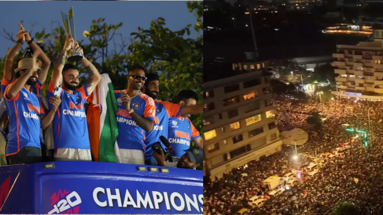 Team India: 'జయహో టీమిండియా'.. అశేష జనవాహిని మధ్య రోహిత్ సేన విక్టరీ పరేడ్.. వీడియో  చూశారా?
