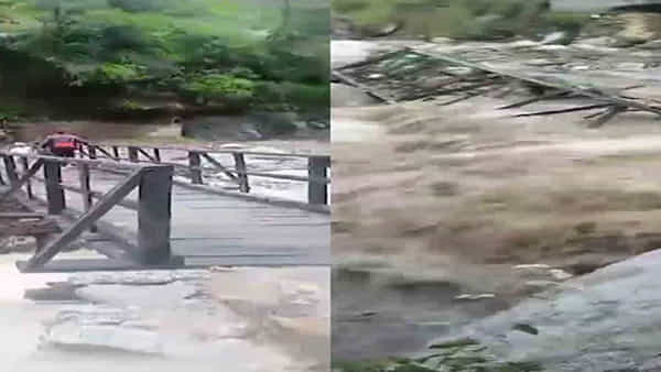 Uttarakhand: ఉత్తరాఖండ్లో వరద బీభీత్సం.. కొట్టుకుపోయిన వంతెన.. 50 మంది యాత్రికుల కోసం రెస్క్యూ..