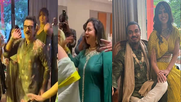 Varalaxmi Sarathkumar: వరలక్ష్మి పెళ్లి వేడుక.. స్టెప్పులతో హోరెత్తించిన రాధిక, శరత్ కుమార్.. వీడియో