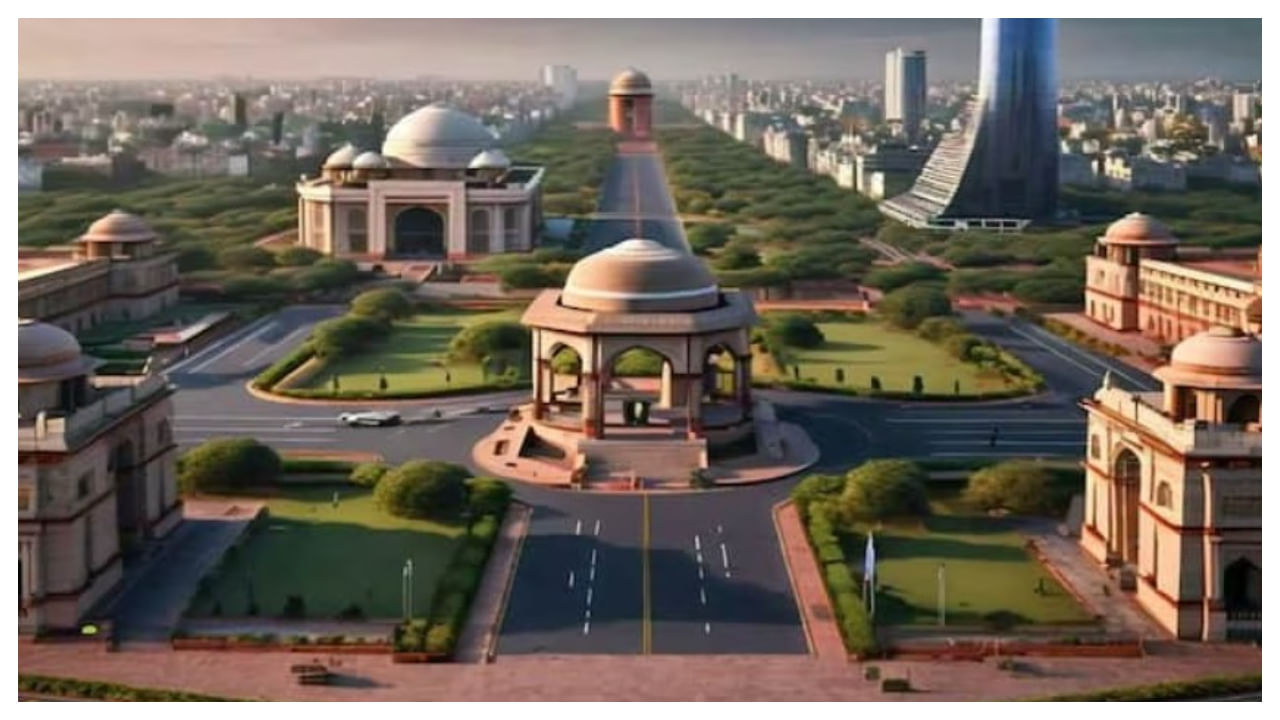 భవిష్యత్తు కాలంలో ఢిల్లీ ఎలా ఉండబోతోందో చెబుతున్న ఆర్టిఫిషియల్ ఇంటెలిజెన్స్. మరి ఈ ఫొటోలను  మీరు కూడా చూసేయండి.
