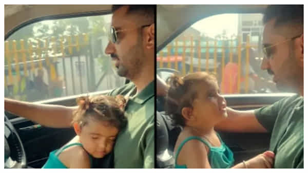 Viral News: కూతుర్ని ఒడిలో పెట్టుకుని డ్రైవింగ్ చేస్తున్న వ్యక్తి.. జస్ట్ మిస్ అయితే..