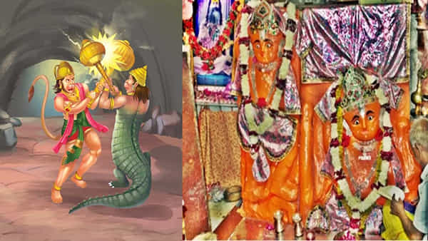 కుమారుడితో పాటు హనుమాన్ ఆలయం.. రోజు రోజుకీ పెరుగుతున్న విగ్రహం.. తండ్రి కొడుకుల మధ్య వివాదాలు దర్శనంతోనే తొలగిపోతాయని నమ్మకం