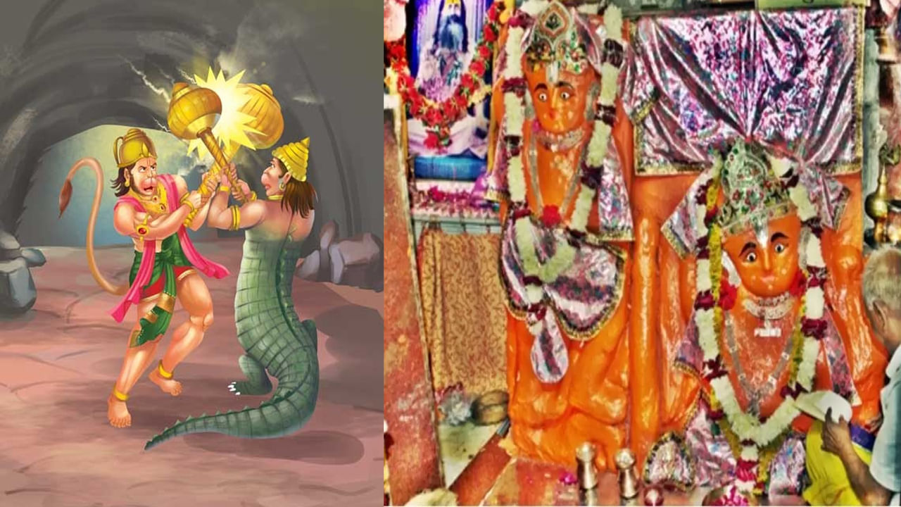 కుమారుడితో పాటు హనుమాన్ ఆలయం.. రోజు రోజుకీ పెరుగుతున్న విగ్రహం.. తండ్రి కొడుకుల మధ్య వివాదాలు దర్శనంతోనే తొలగిపోతాయని నమ్మకం