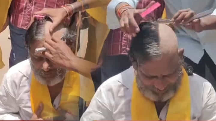 Ismart News: కూటమి పార్టీల అధికారం కోసం అరగుండు మొక్కు Ismart News: కూటమి పార్టీల అధికారం కోసం అరగుండు మొక్కు