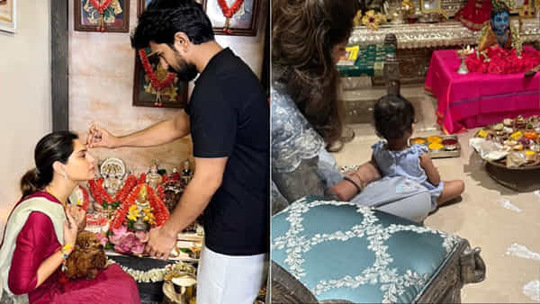 Ram Charan: శ్రీకృష్ణ జన్మాష్టమి వేడుకల్లో రామ్ చరణ్ కూతురు క్లింకార.. ఫొటోలు షేర్ చేసిన ఉపాసన