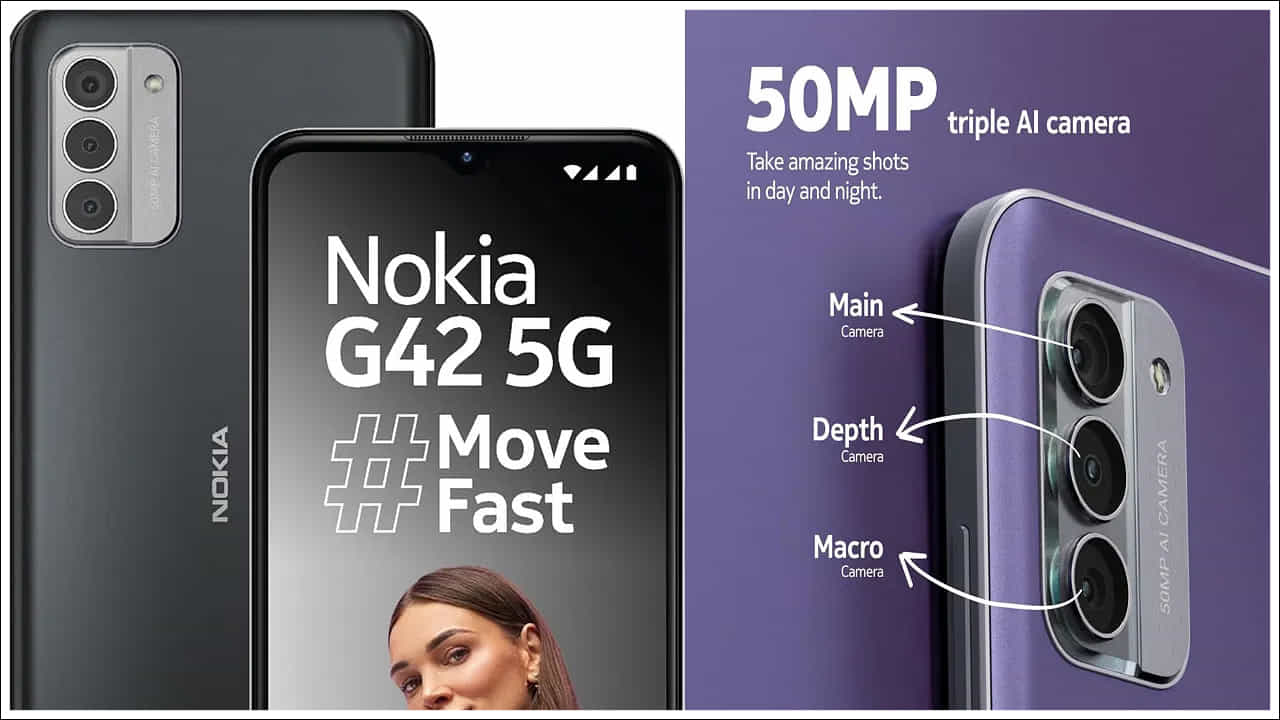 Nokia G42 5G: Nokia G42 10k లోపు అత్యుత్తమ స్మార్ట్ఫోన్లలో ఒకటి. ఈ ఫోన్ అసలు ధర రూ. 12,999. ప్రస్తుతం డిస్కౌంట్ సేల్లో భాగంగా రూ. 9,999 ఆఫర్ చేస్తోంది. ఫీచర్ల విషయానికొస్తే, ఫోన్లో 50-మెగాపిక్సెల్ ట్రిపుల్ రియర్ AI కెమెరా ఉంది. మీరు 2 సంవత్సరాల పాటు ఉచిత Android అప్డేట్లను పొందవచ్చు.