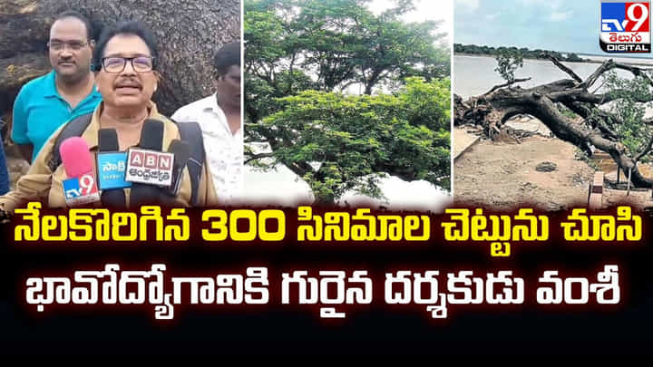 నేలకొరిగిన 300 సినిమాల చెట్టును చూసిభావోద్యోగానికి గురైన దర్శకుడు వంశీ నేలకొరిగిన 300 సినిమాల చెట్టును చూసిభావోద్యోగానికి గురైన దర్శకుడు వంశీ