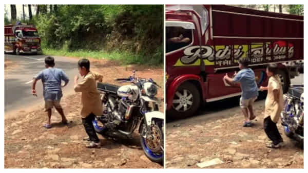 Viral Video: ట్రక్ హారన్ సౌండ్కి అదిరిపోయే స్టెప్పులు వేసిన బుడ్డోళ్లు.. వీడియో వైరల్..