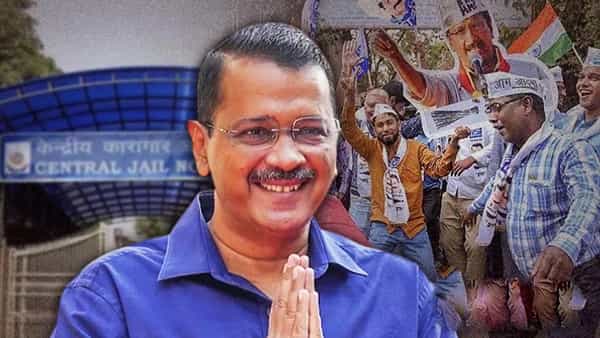 ఎట్టకేలకు బెయిల్.. జైలు నుంచి ఢిల్లీ సీఎం కేజ్రీవాల్ విడుదల.. ఘన స్వాగతం పలికి అభిమానులు..