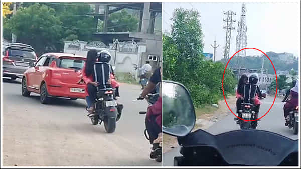 చీ..చీ బైక్పై ఇదే పనిరా బాబు.. జనాలు చూస్తున్నారన్న సోయి కూడా లేదు..అరెస్టు చేసిన పోలీసులు