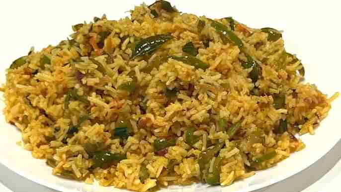 Capsicum Dum Rice: లంచ్ బాక్స్‌లోకి అదిరిపోయే క్యాప్సికమ్ దమ్ రైస్..