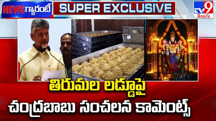 CM Chandrababu: తిరుమల లడ్డూపై చంద్రబాబు సంచలన కామెంట్స్ CM Chandrababu: తిరుమల లడ్డూపై చంద్రబాబు సంచలన కామెంట్స్