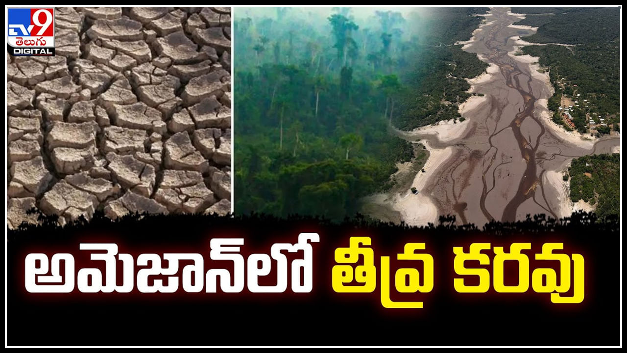 Drought in Brazil: అమెజాన్‌లో తీవ్ర కరవు.! కరవులో చిక్కుకున్న డజన్ల కొద్ది తెగల ప్రజలు..