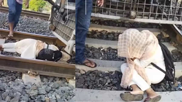 Viral Video: సూసైడ్ చేసుకుందామని వెళ్లి.. రైలు పట్టాలపై నిద్ర పోయిన యువతి! వీడియో