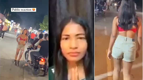 Viral Video: ఒళ్లు కొవ్వెక్కి రద్దీ రోడ్డుపై పిచ్చి పని.. బజరంగ్ దళ్ వార్నింగ్ ఇవ్వడంతో..