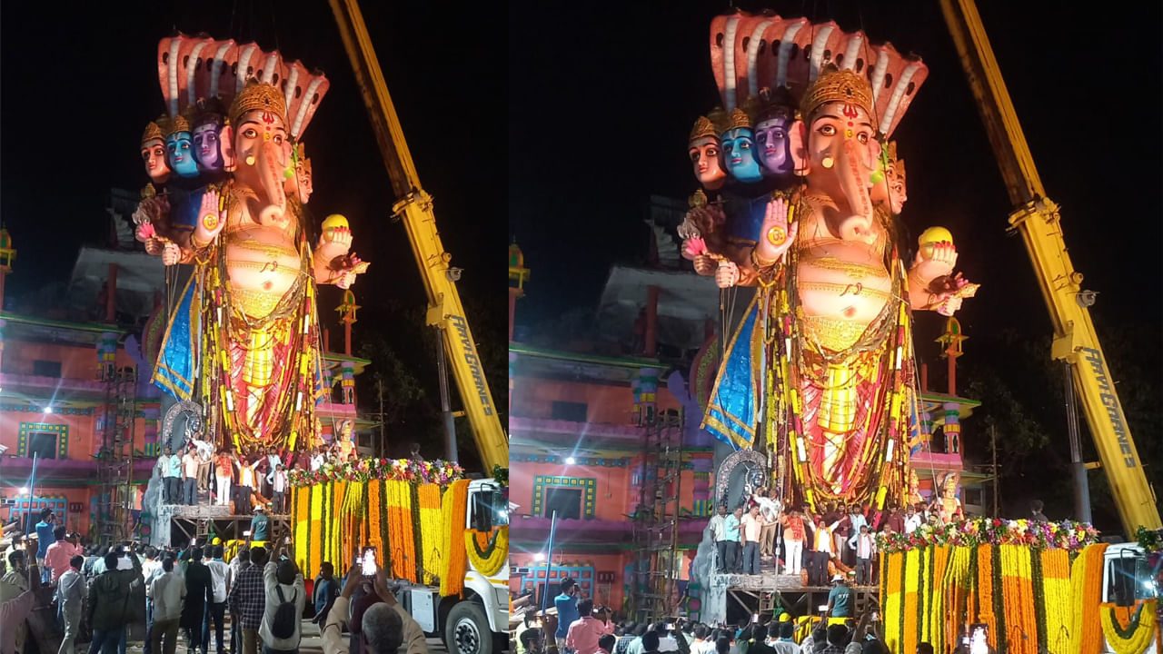 Khairatabad Ganesh: ఖైరతాబాద్ గణేశుని శోభాయాత్రకు వేళాయె.. మరికొన్ని గంటల్లో గంగమ్మ ఒడిలోకి..