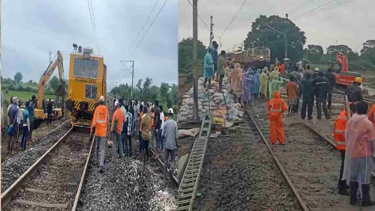 వేగంగా రైల్వే ట్రాక్ పునరుద్ధరణ.. ఎంత మంది, ఏం మట్టి ఉపయోగించారో తెలుసా..?