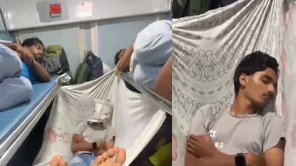Viral Video: ఏం ఐడియా రా బాబు! రైలు జనరల్ కోచ్లో కనీసం నిల్చునేందుకు చోటులేక ఇలా..