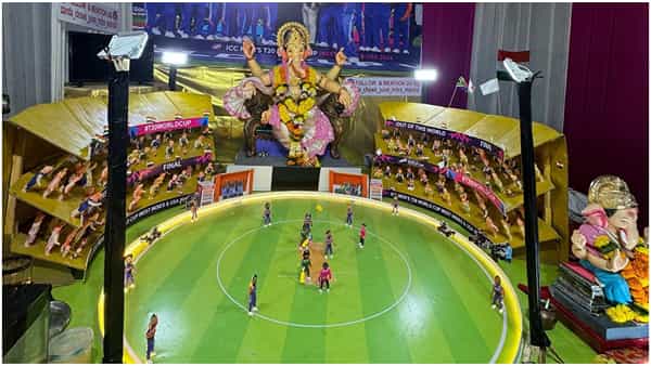 Viral: వారెవ్వా.. అదిరిపోయే క్రియేటివిటీ.. సూర్య క్యాచ్ థీమ్తో గణేశ్ మండపం..!