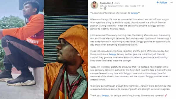 Viral News: నేటి తరానికి స్పూర్తి.. ఉద్యోగం నుంచి తీసేసినా ఫుడ్ డెలివరీ బాయ్గా రాణింపు.. నెటిజన్లు ఫిదా