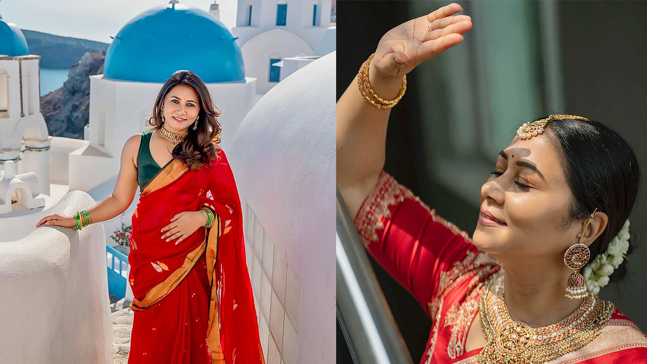 పుట్టినరోజు సందర్భంగా చీర కట్టి గ్రీస్ వీధుల్లో సందడి చేసింది తబితా సుకుమార్. ప్రస్తుతం ఇందుకు సంబంధించిన ఫొటోలు నెట్టింట వైరల్ గా మారాయి.