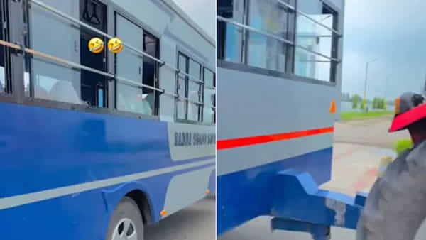 Watch: వాటే ఐడియా.. వెనక చూస్తే బస్సు.. ముందు చూస్తే షాక్తో మూర్చపోవాల్సిందే..!