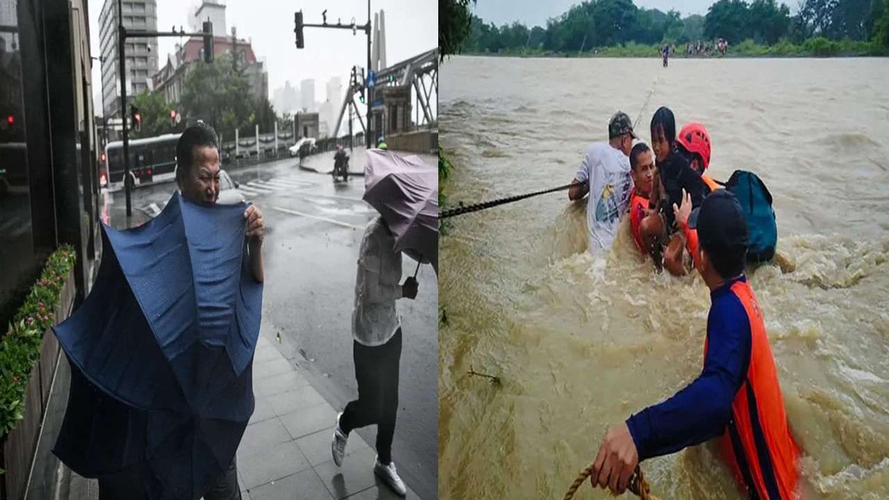 Typhoon Bebinca: చైనా మీద పగబట్టిన ప్రకృతి.. వరస తుఫాన్ల బీభత్సం.. షాంఘైను తాకిన బలమైన బెబింకా తుపాను..