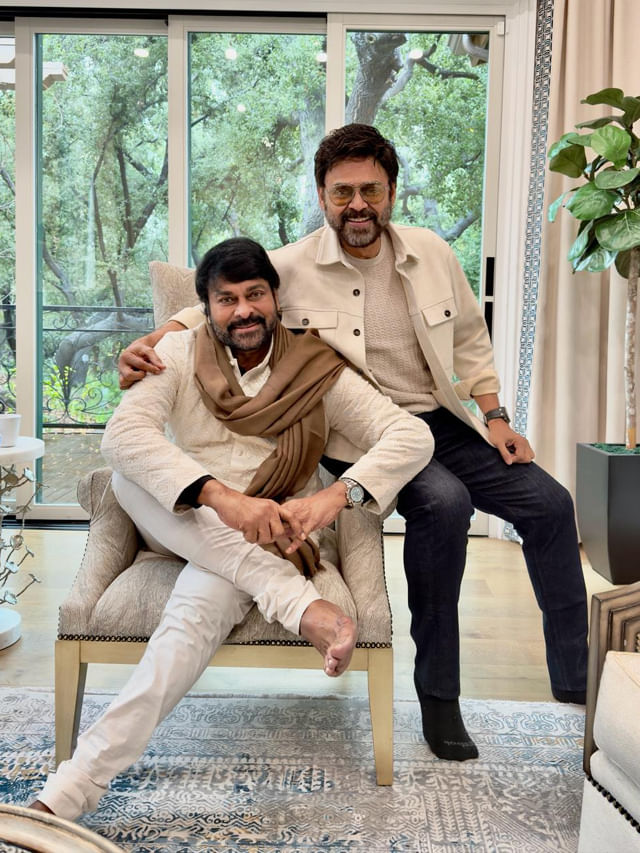 Venkatesh And Chiranjeevi