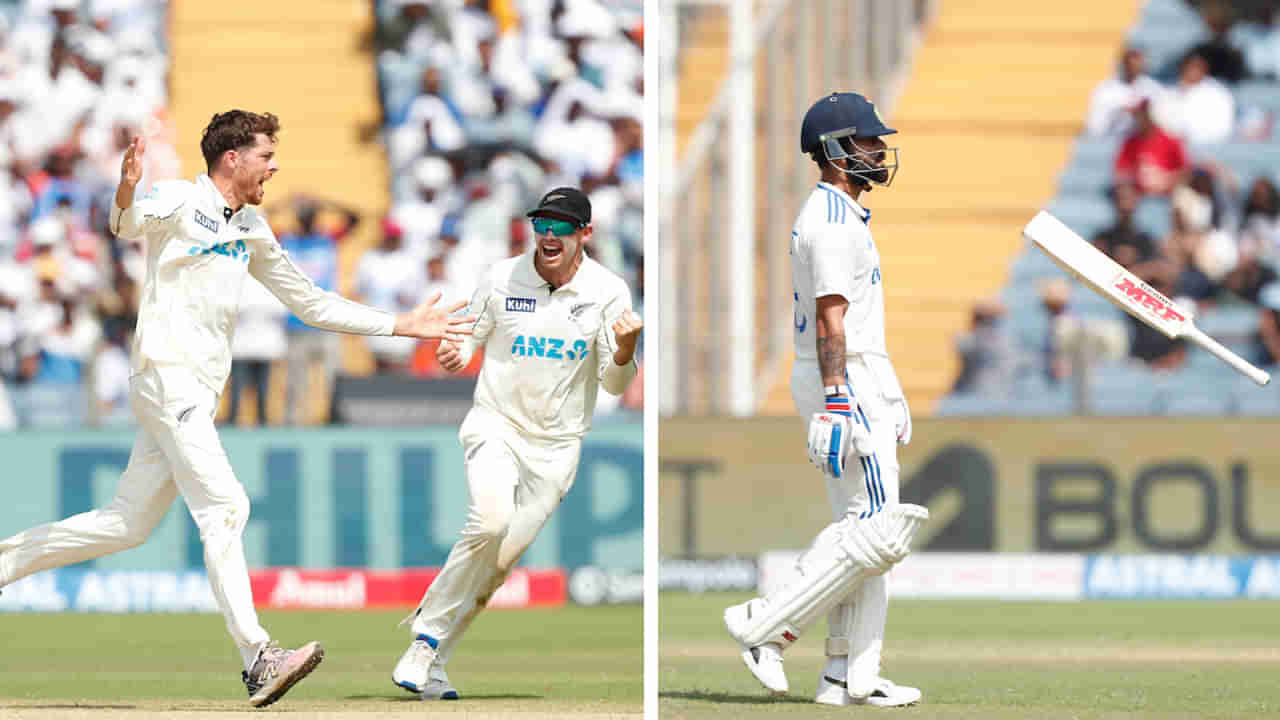 IND vs NZ: మిచెల్ శాంట్నర్ స్పిన్ మ్యాజిక్.. రెండో టెస్టులోనూ టీమిండియా ఓటమి.. సిరీస్ కివీస్ వశం