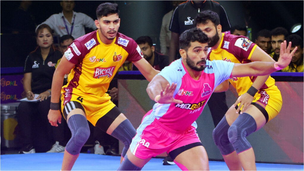 Telugu Titans Lost To Jaipur Pink Panthers2