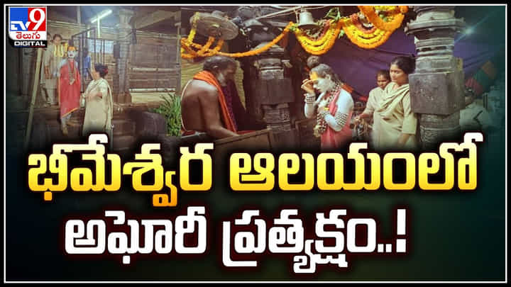 Aghori: భీమేశ్వర ఆలయంలో అఘోరీ ప్రత్యక్షం.! వస్త్రాలు లేకుండా దర్శనానికి అనుమతి లేదు. Aghori: భీమేశ్వర ఆలయంలో అఘోరీ ప్రత్యక్షం.! వస్త్రాలు లేకుండా దర్శనానికి అనుమతి లేదు.